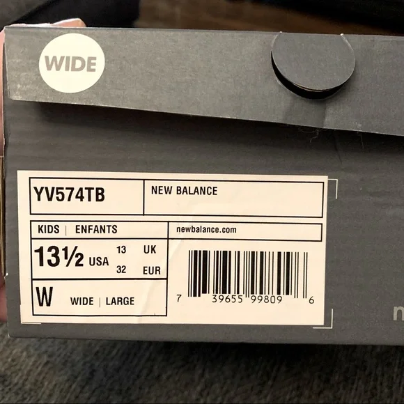 New Balance 574 Core Hook and Loop Sneaker - Picture 5 of 6